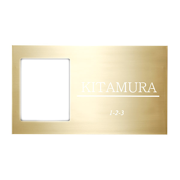 インターホンカバー タイプ2 12V 真鍮