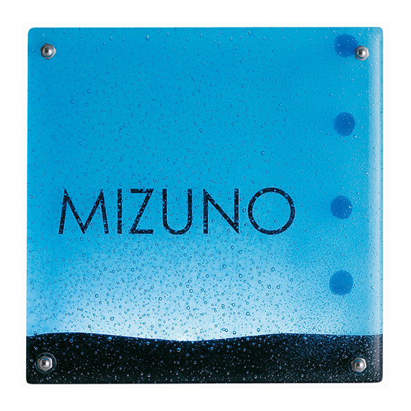 ガラス ブルー ドット 100V