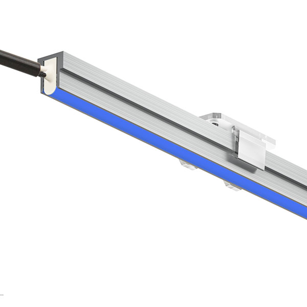 ドットレスLEDバー 12V 低Wタイプ 浅型レール付 1000 (青)