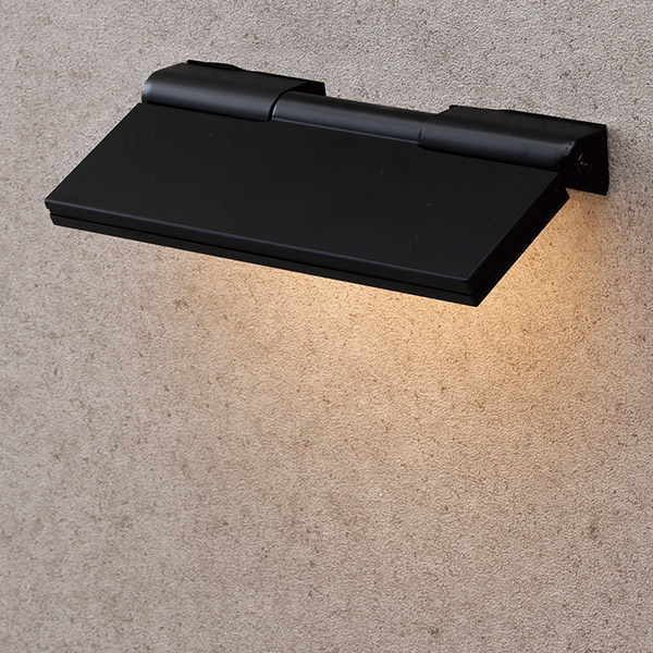 エクスレッズフラットウォールライト 1型 ブラック (電球色)