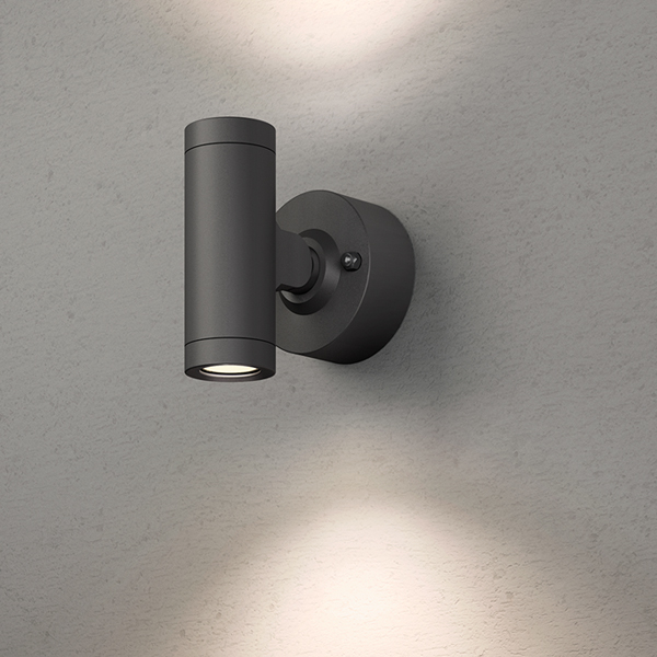 エクスレッズ スポットウォールライト 2型 ブラック (電球色)