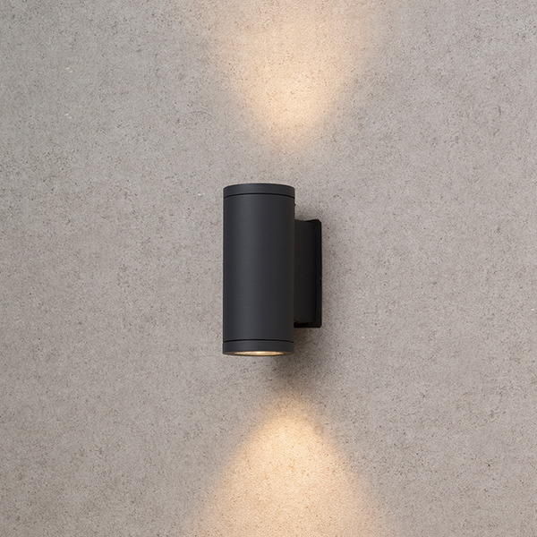 シリンダーウォールライト ローボルト ダークグレー