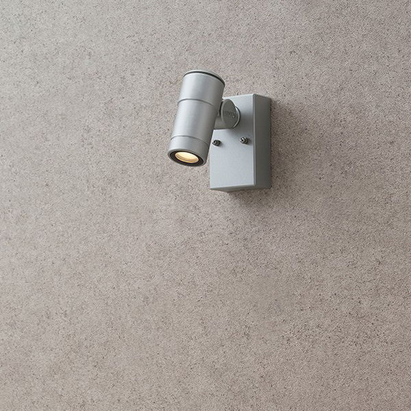 ウォールスポットライト オプティS シルバー (電球色)