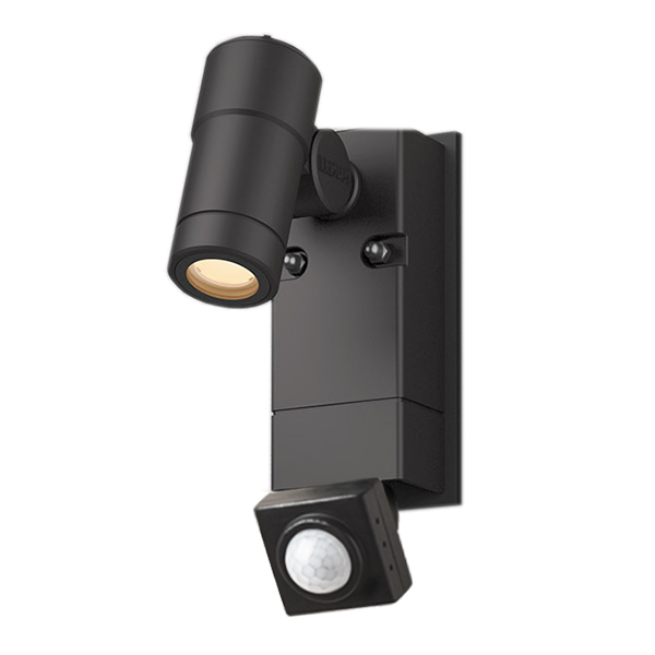 ウォールスポットライト オプティS  人感センサー付 ブラック