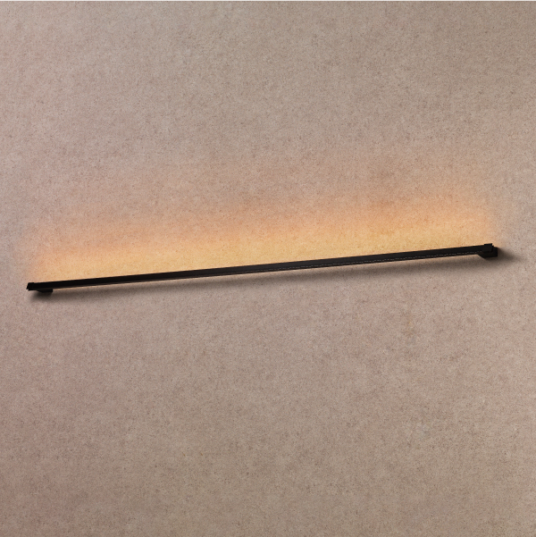 レターバーライト 照射タイプ 1570 電球色 ブラック