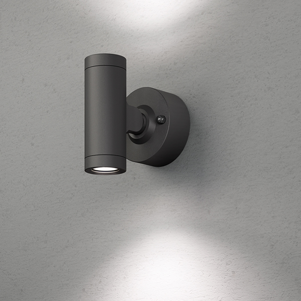 エクスレッズ スポットウォールライト 2型 ブラック (白)