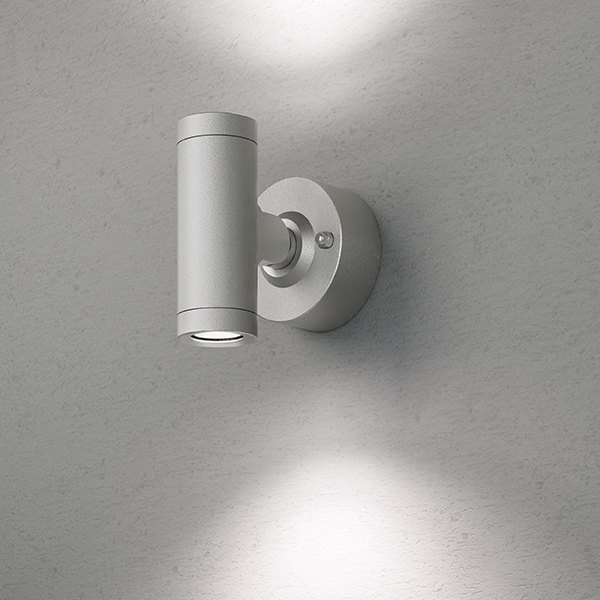 エクスレッズ スポットウォールライト 2型 シルバー (白)