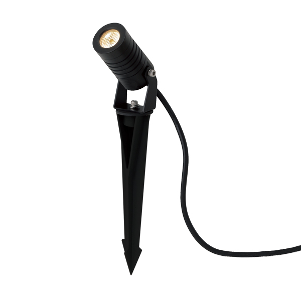 ガーデンアップライト 3型 ブラック (電球色)