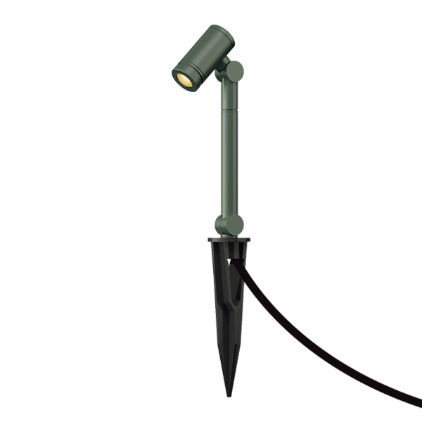 DIA-30 ポールスポットライト H200 ダブルアジャスト チャコールグリーン