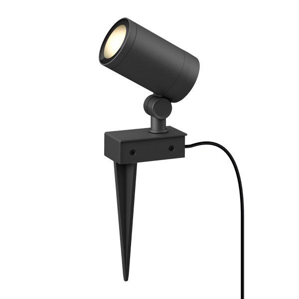 ガーデンアップライト ルーメック L 狭角 ブラック スパイク付