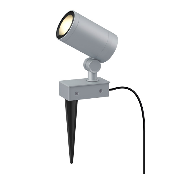 ガーデンアップライト ルーメック L 狭角 シルバー スパイク付