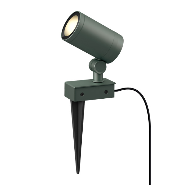 ガーデンアップライト ルーメック L 中角 チャコールグリーン スパイク付