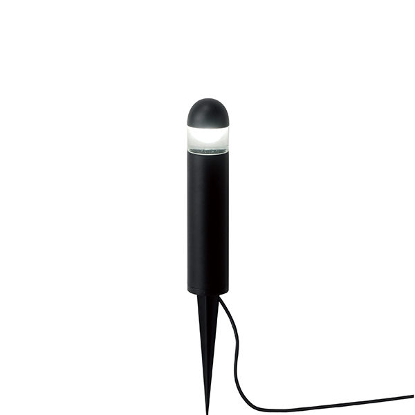 ガーデンポールライト 4型 ブラック (白)