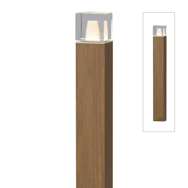 エバーアートポールライト GEMS 白～電 ナチュラルパイン