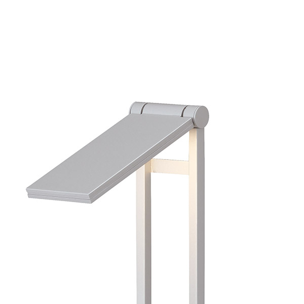 エクスレッズフラットポールライト 1型 シルバー (電球色)