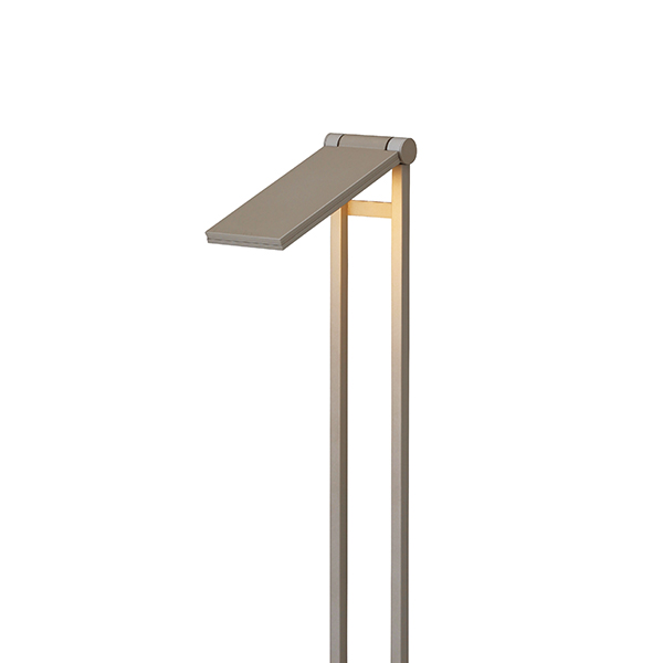 エクスレッズフラットポールライト 2型 グレイッシュゴールド (電球色)