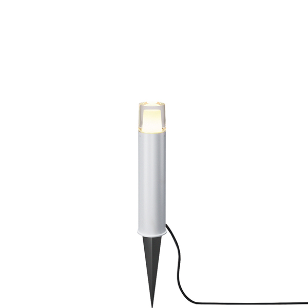 エクスレッズ ミニポールライト 1型 シルバー (電球色)