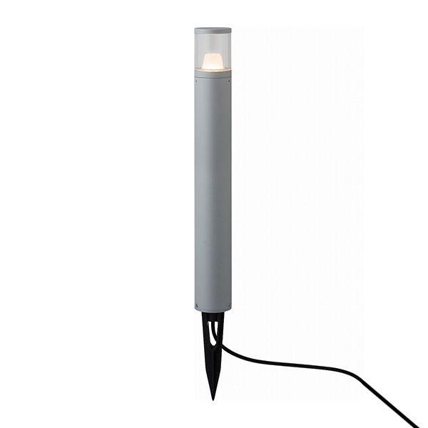 ガーデンポールライト 5型 シルバーマット (電球色)