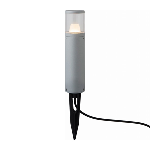 ガーデンポールライト 6型 シルバーマット (電球色)