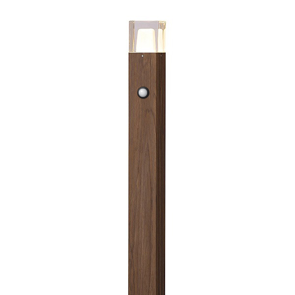アートウッド ポールライト 1型 ブラウンエボニー 人感センサー付 (電球色)