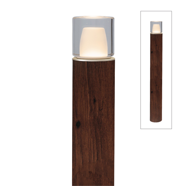 エバーアートポールライト ローボルト 5型 ダークパイン