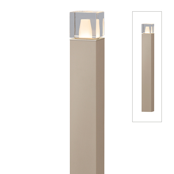 エバーアートポールライト ローボルト 6型 グレイッシュゴールド