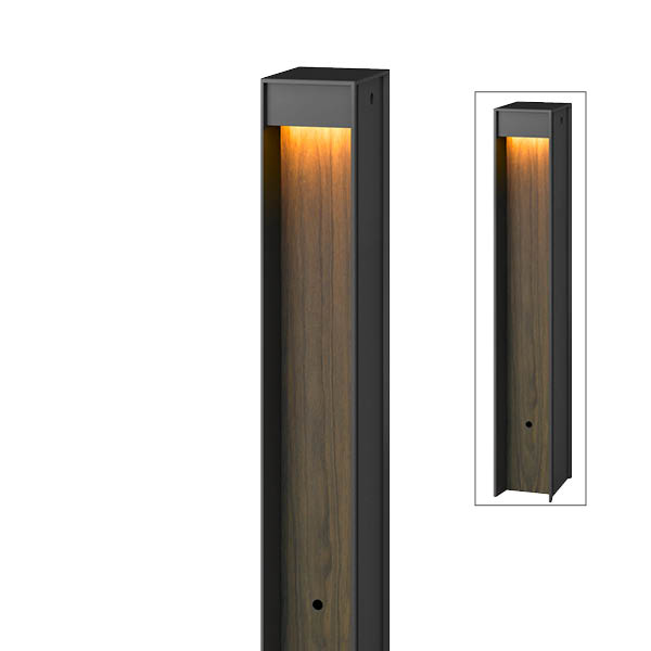 エバーアートポールライト ローボルト 7型 ブラウンエボニー