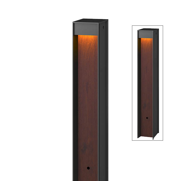 エバーアートポールライト ローボルト 7型 ダークパイン