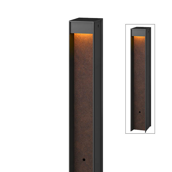 エバーアートポールライト ローボルト 7型 ラスティコッパー