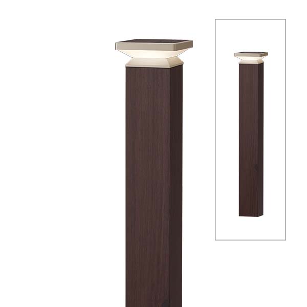 エバーアートポールライト ローボルト 12型 ダークパイン