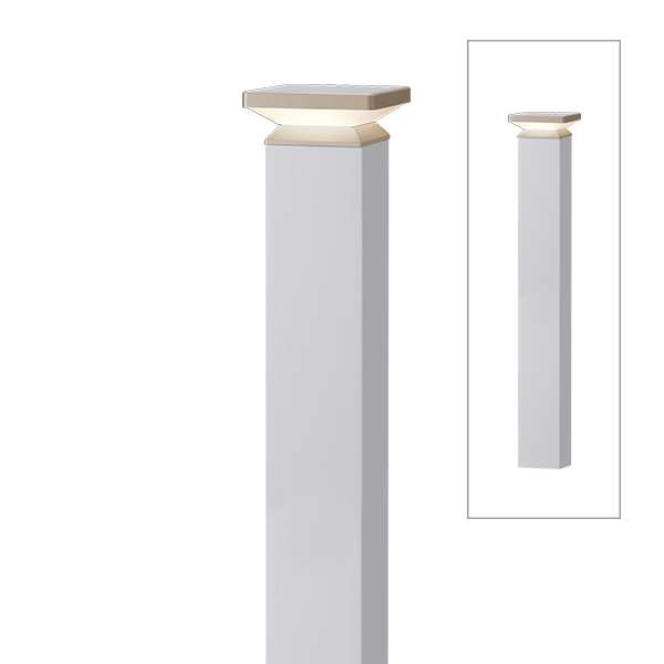 エバーアートポールライト ローボルト 12型 シルバー