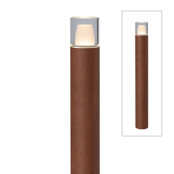 エバーアートポールライト ローボルト 13型 レッドウッド