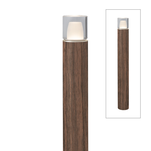 エバーアートポールライト ローボルト 13型 ブラウンエボニー