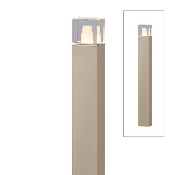 エバーアートポールライト ローボルト 14型 グレイッシュゴールド