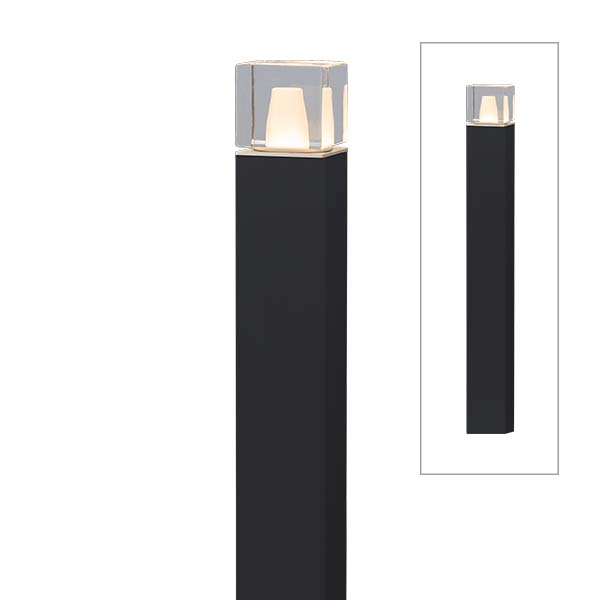 エバーアートポールライト ローボルト 14型 マットブラック