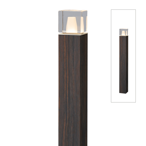 アートウッドポールライト 19型 ブラックエボニー