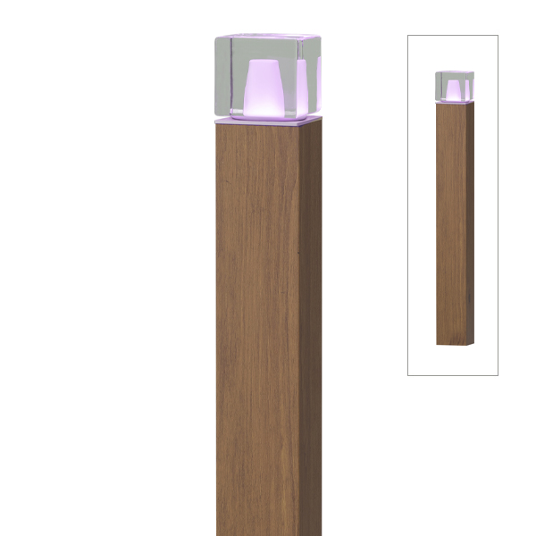 エバーアートポールライト GEMS フルカラー ナチュラルパイン