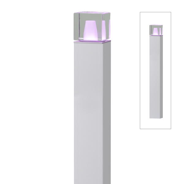 エバーアートポールライト GEMS フルカラー シルバー