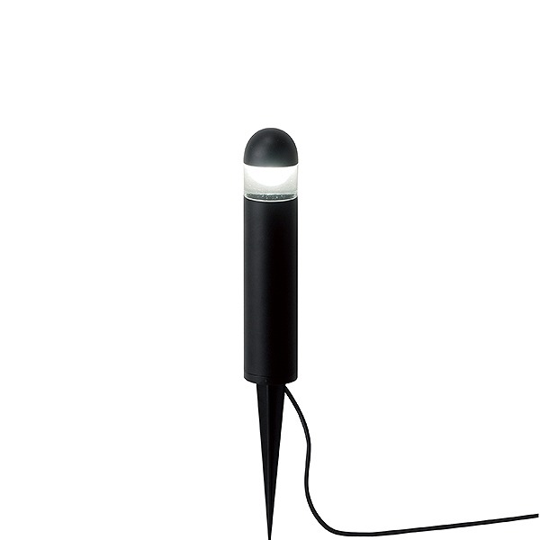 ガーデンポールライト 7型 ブラック (白)