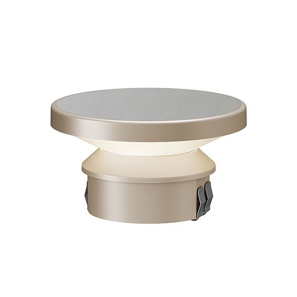 エバーアートポールライト トップ 3型 グリッターシルバー (電球色)