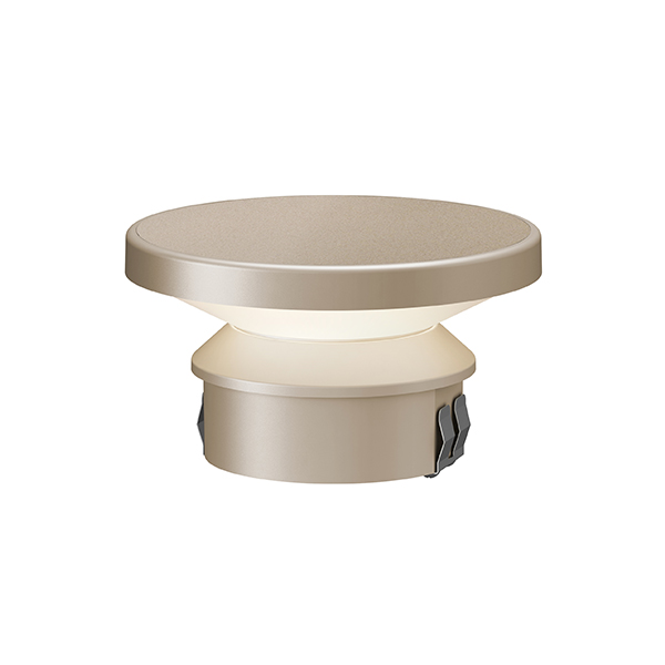 エバーアートポールライト トップ ローボルト 3型 グレイッシュゴールド