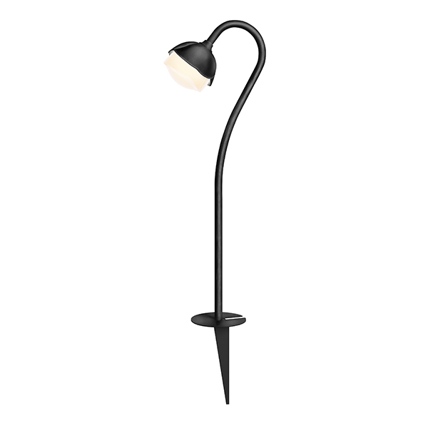 ガーデンパスライト フローラル ブラック