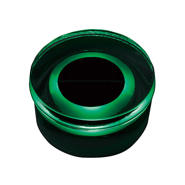 タイルドライトソーラー ラウンド (緑)