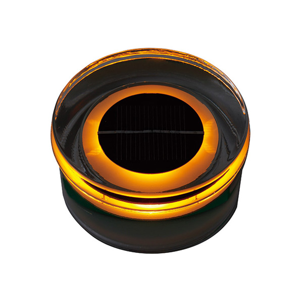 タイルドライトソーラー ラウンド (オレンジ)