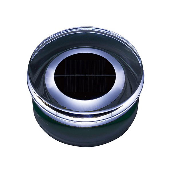 タイルドライトソーラー ラウンド (白)