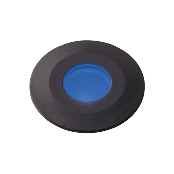 ミニフラットライト 2型 ブラウン (青)