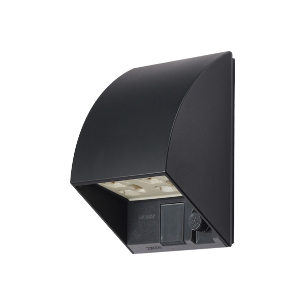 スマート防水コンセント (2個口) ブラック