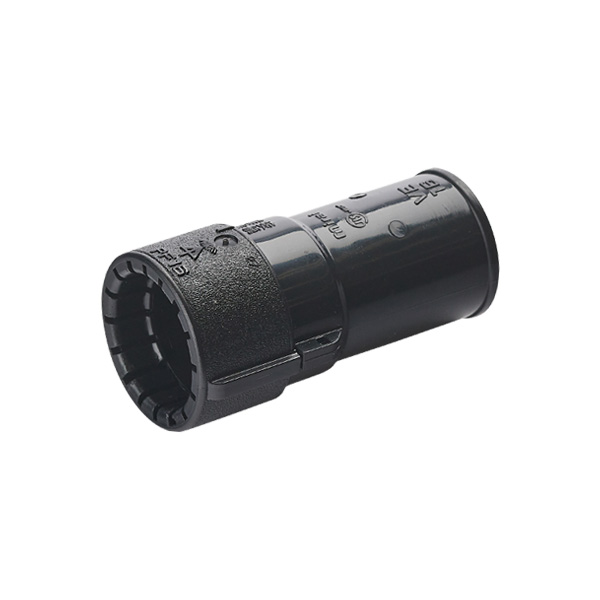 Φ16電線保護管カップリング (PF管-VE管) ブラック