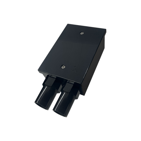 2分岐ジャンクションボックス ブラック