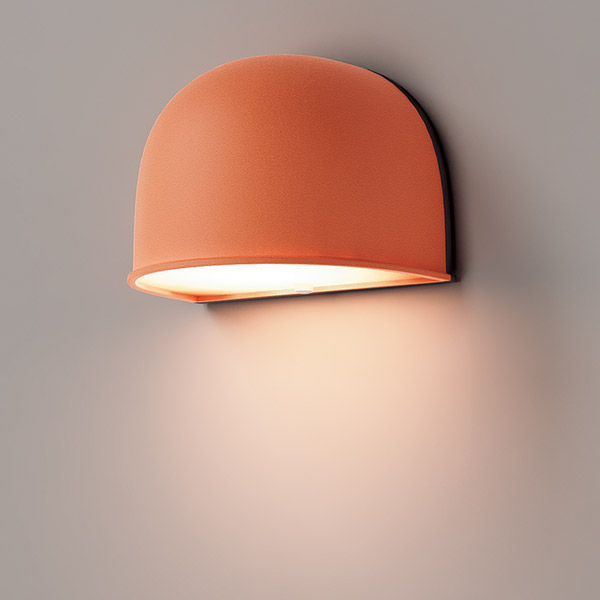 シンプルLEDウォールライト 1型 シェルオレンジ